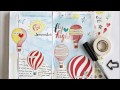 My Travelers notebook process using Pretty Little Studio products