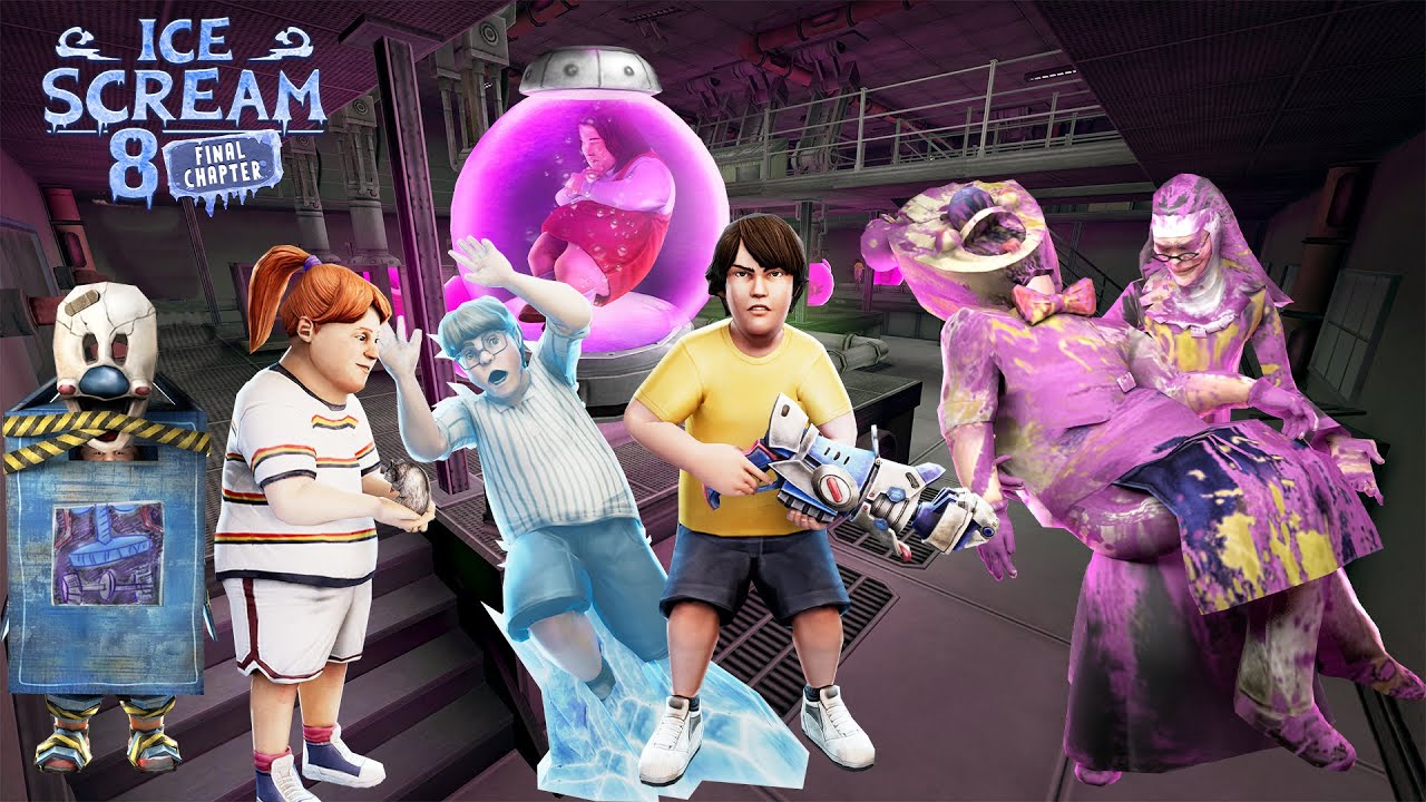 Ice Scream 8 True Ending Full Gameplay