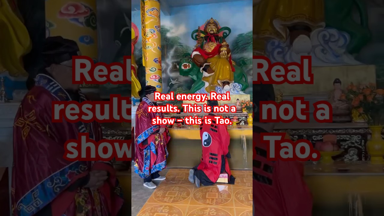 Real energy. Real results. This is not a show – this is Tao. 