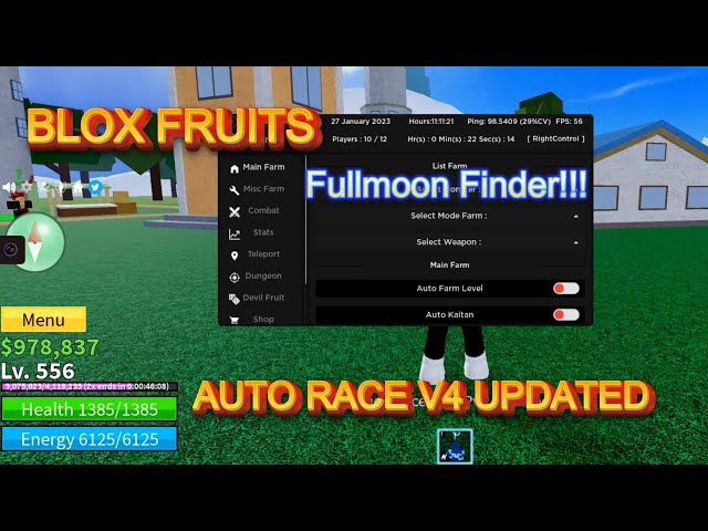 Blox Fruits Update 17.3 Race V4 Hack Script Or Real? 