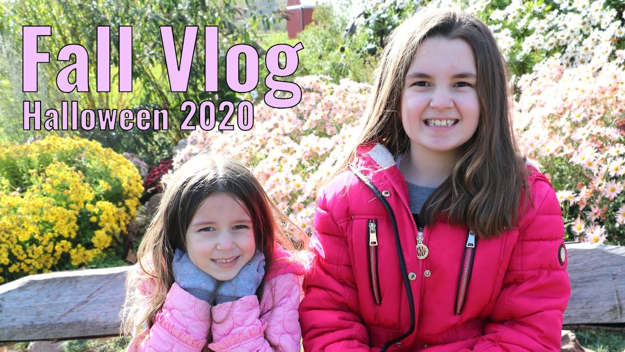Fall Vlog - Halloween 2020 - American Kids Vids Family Fun Video