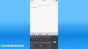 iPhone 6 Plus One Handed Keyboard