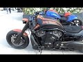 Rare Harley Davidson by Porsche - Burnouts and Brutal Sounds