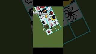 Satisfying pixel art in #minecraft (#kunai ) #shorts #viral #trending #anime
