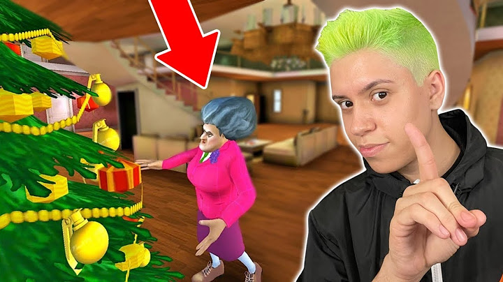 FIZ UMA ARMADILHA E ESTRAGUEI O NATAL DA PROFESSORA!! (Scary Teacher)