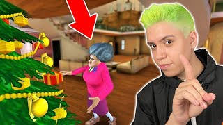 FIZ UMA ARMADILHA E ESTRAGUEI O NATAL DA PROFESSORA!! (Scary Teacher)