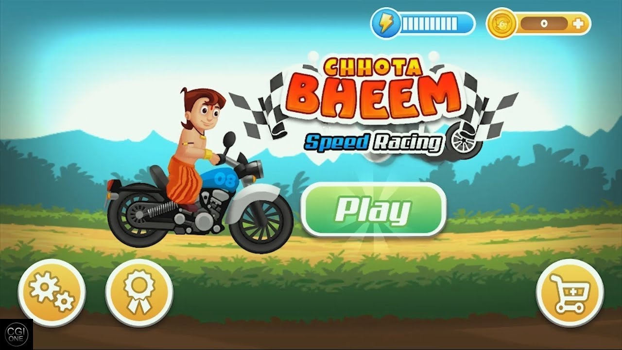 Cartoon Race Chhota Bheem Speed Racing Car Racing Game Cartoon Car