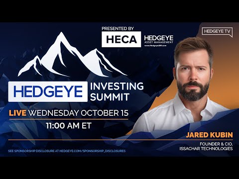Hedgeye Investing Summit Fall 2025 | Jared Kubin, Founder & CIO of Issachar Technologies
