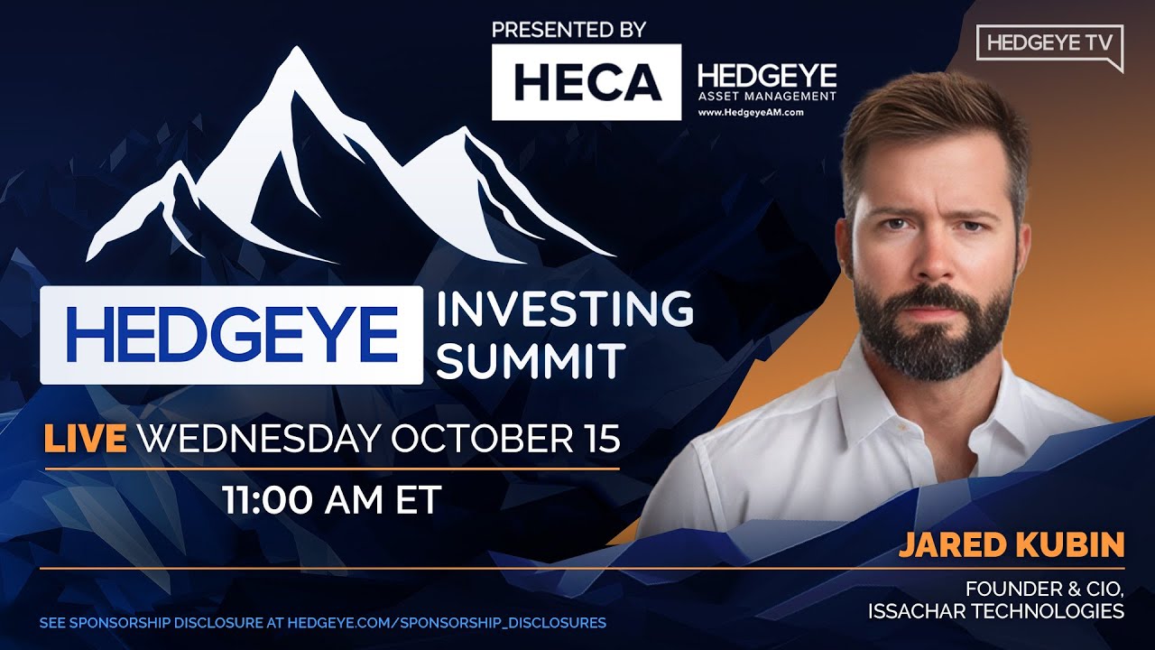 Инвестиционный саммит Hedgeye, осень 2025 г. | Джаред Кубин, основатель и ИТ-директор Issachar Te...