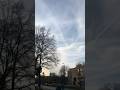 What is this looks like something is  going in the sky .