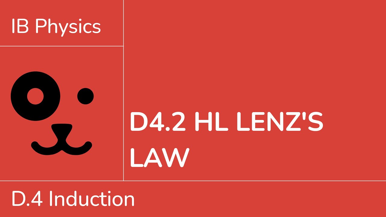 D4.2 HL Lenz's law [IB Physics HL]