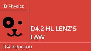 D4.2 HL Lenz's law [IB Physics HL]
