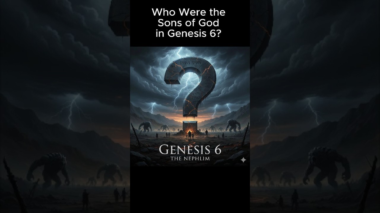 Who were the “sons of God” in Genesis 6?