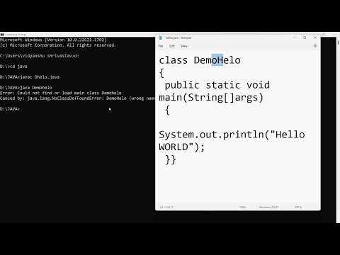 lec-1 How to write First Java Program to print Hello World ?