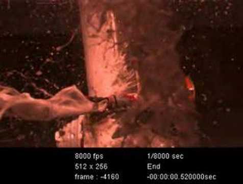 Shaving Cream Exploding Slow Motion