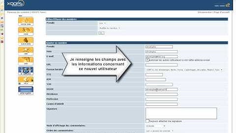 Astuce Xoops : Création - enregistrement d