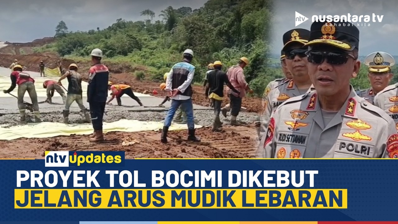 Jelang Mudik Lebaran 2026, Pembangunan Tol Bocimi Seksi 3 Dikebut | NTV UPDATES