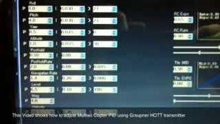 Multiwii PID Using Graupner Hott