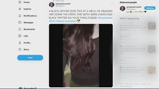 Bowie State University investigating video of officer pulling Black student down steps