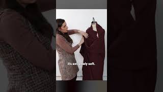Sweater Pattern Hack: Cozy Fleece Dress With Quilted Details