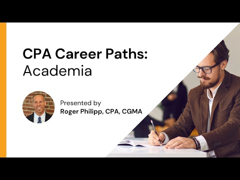 CPA Career Paths: Academia