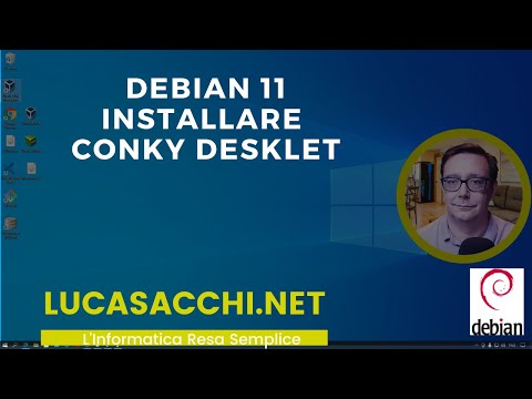 Debian 11  Installare  CONKY e tenere sotto controllo il nostro Linux