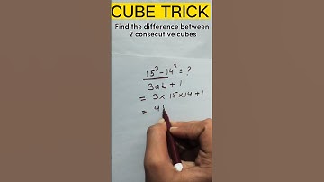 (15)³ - (14)³||Cube Simplification Trick || easy trick