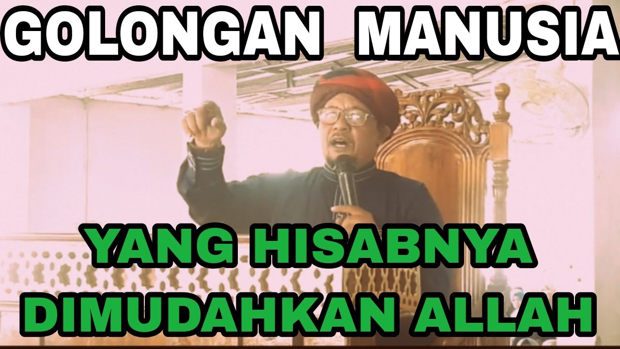 Ceramah Ayah Nudin Guru  Musthafawiyah | manusia yang dipermudah hisabnya diakhirat