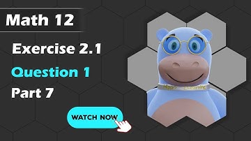 Math Class 12  Chapter 2  Differentiation  EX  2 .1   Q1   Part 7  2nd Year   FSC Punjab Watch Now