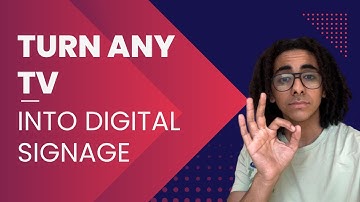 Turn Any TV into Digital Signage in 5 Minutes Free 2025
