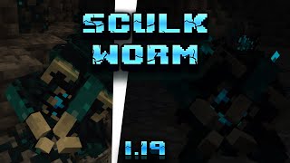 MINECRAFT 1.19 THE WILD UPDATE MOD NEW MOB! SCULK WORM - BETTER THAN THE WARDEN Minecon Live 2021
