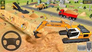 Heavy Excavator Road Construction Simulator - City Construction Truck Simulator 3D screenshot 1