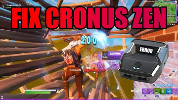 How to fix EVERY CRONUS ZEN ERROR/ ISSUE!