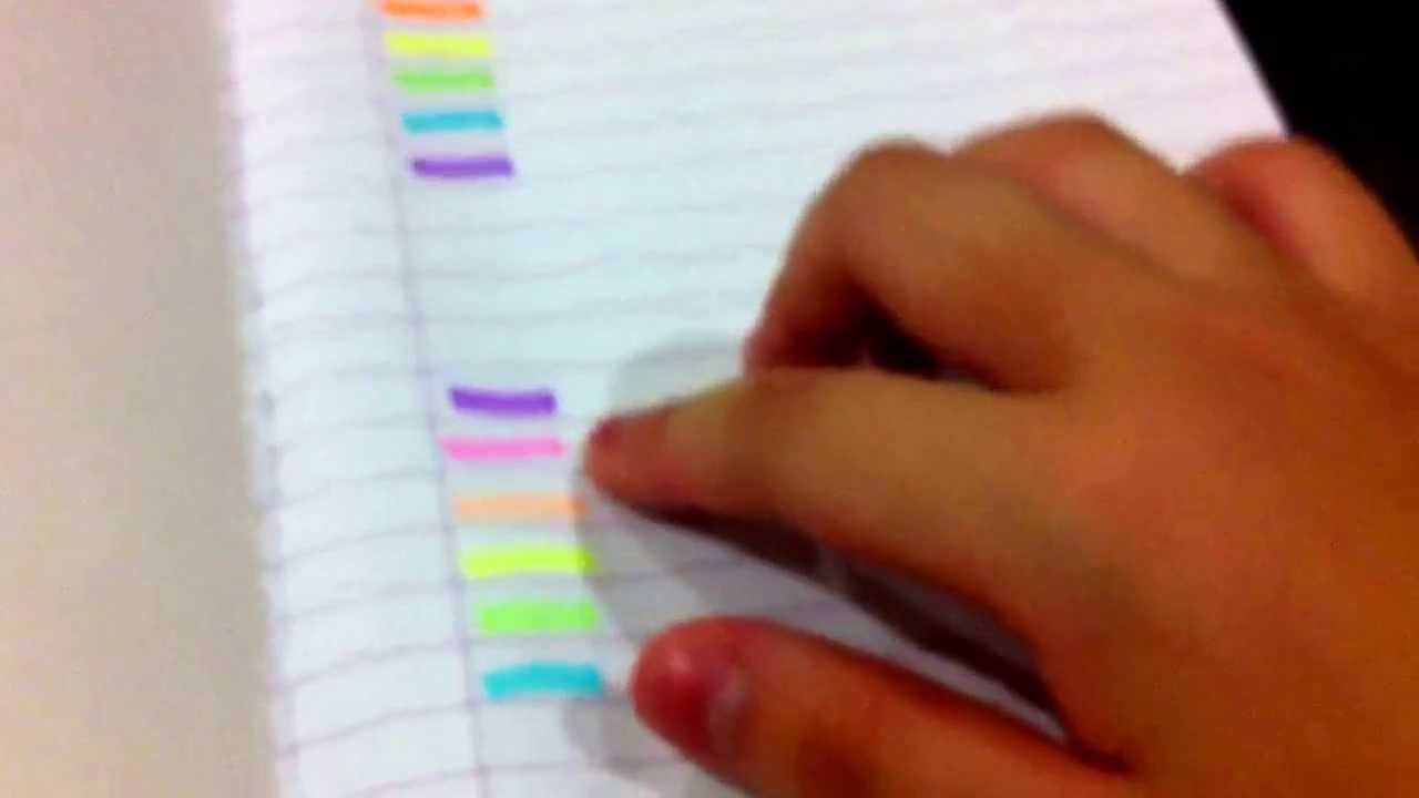 Review:stack on highlighter from smiggle - YouTube