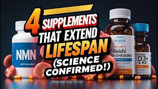 4 Supplements That Extend Lifespan (Science-Backed &amp; Proven to Work! #4SupplementsThatExtendLifespan