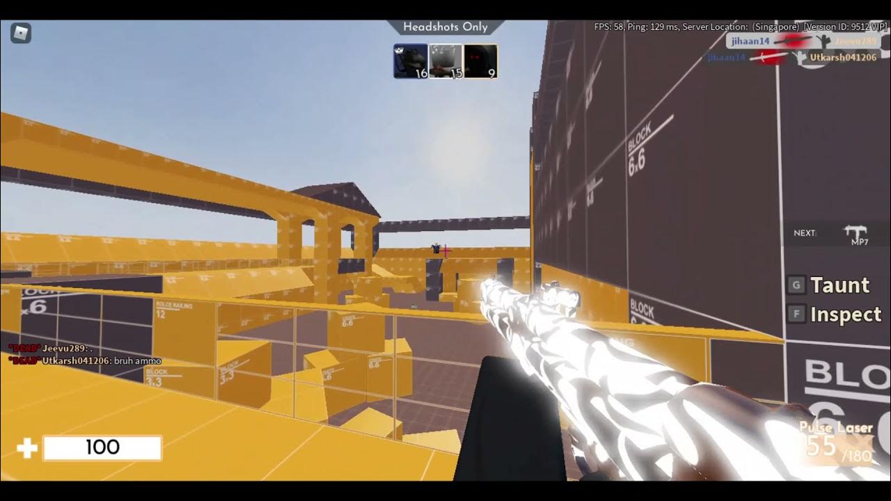 Pulse Laser tracking (Roblox Arsenal) YouTube