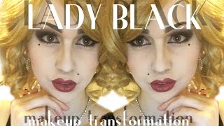 LADY BLACK DRAG MAKEUP TRANSFORMATION | LUCIFER