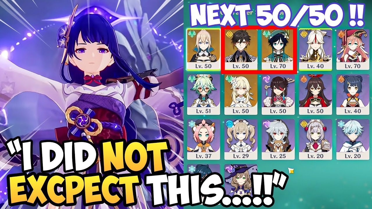 [[ ARCHONS ASSEMBLE ]] Let's go !!  50/50 PULL Raiden Shogun | Baal Banner Genshin Impact 2.1