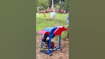 Không cần điện mà vẫn dùng máy băm cỏ lên đến 1 Tấn / giờ | Máy Băm Cỏ 7TA