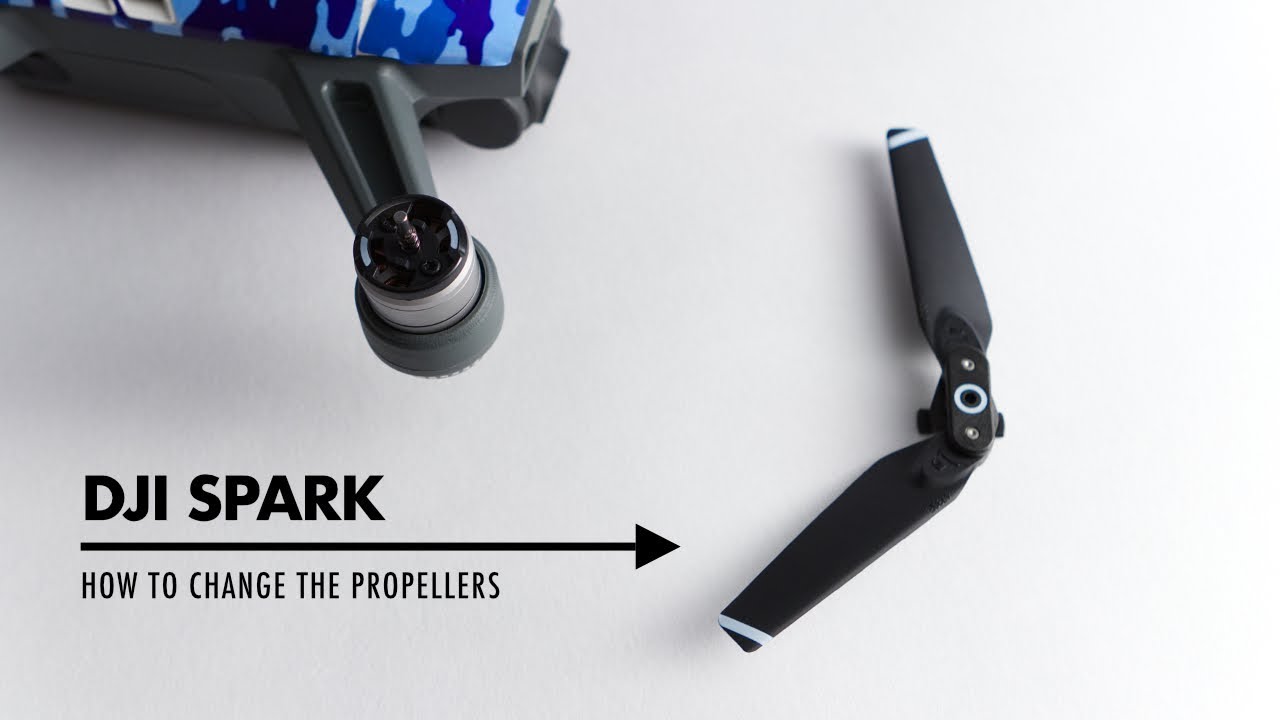 How to Change the Propellers the Spark - YouTube