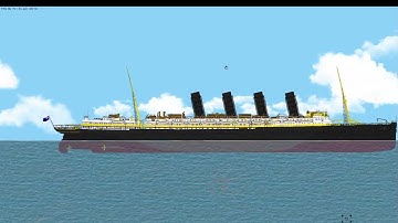 Lusitania sinking in Floating Sandbox