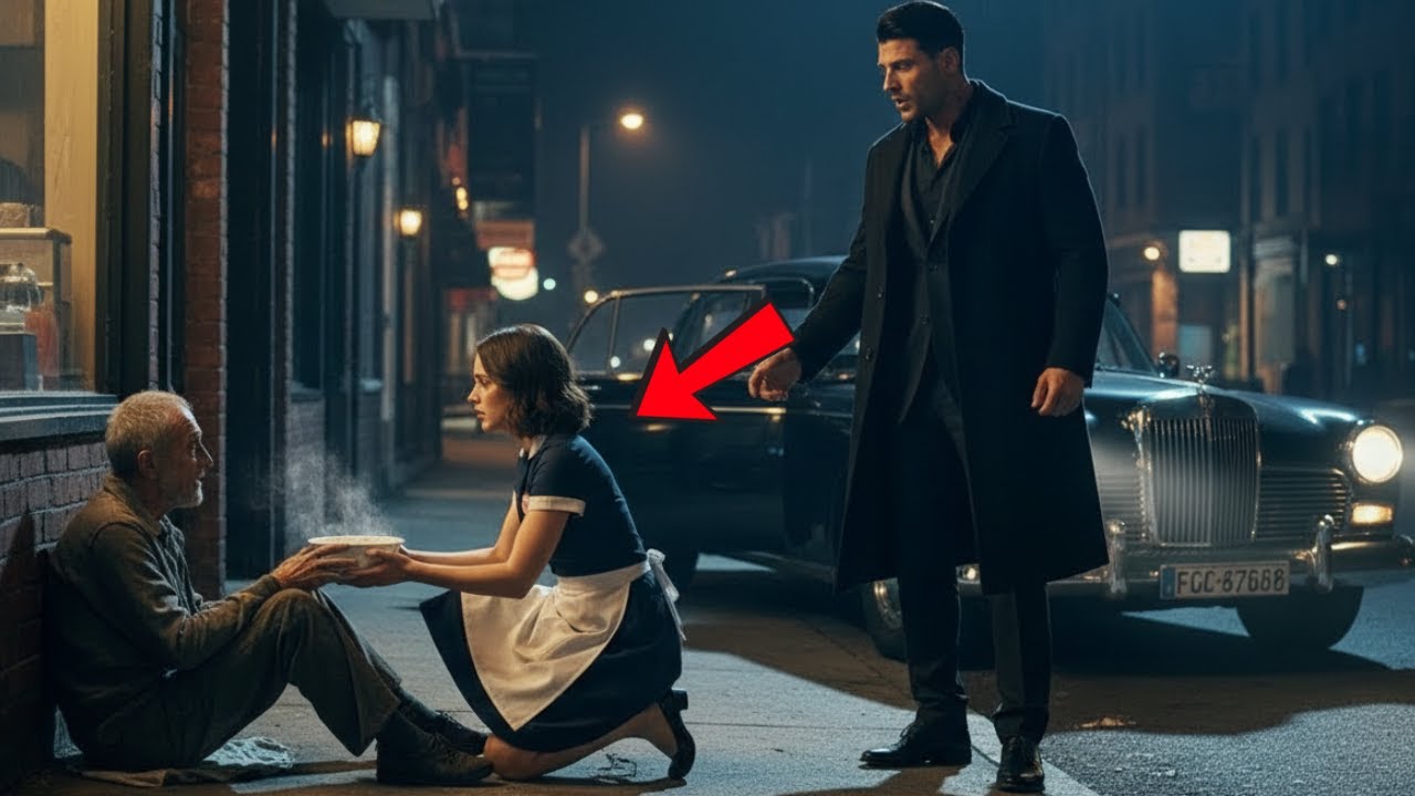 Poor Waitress Fed an Old Man Nightly — Until a Mafia Boss Called Him “Grandfather”