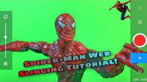 Spider-Man Web Shooting Action! Stop Motion Tutorial!