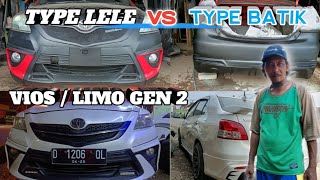 Review Body Kit full Vios Limo Gen 2 tipe Lele dan Batik ... Review Body Kit full Vios Limo Gen 2 tipe Lele dan Batik ...
