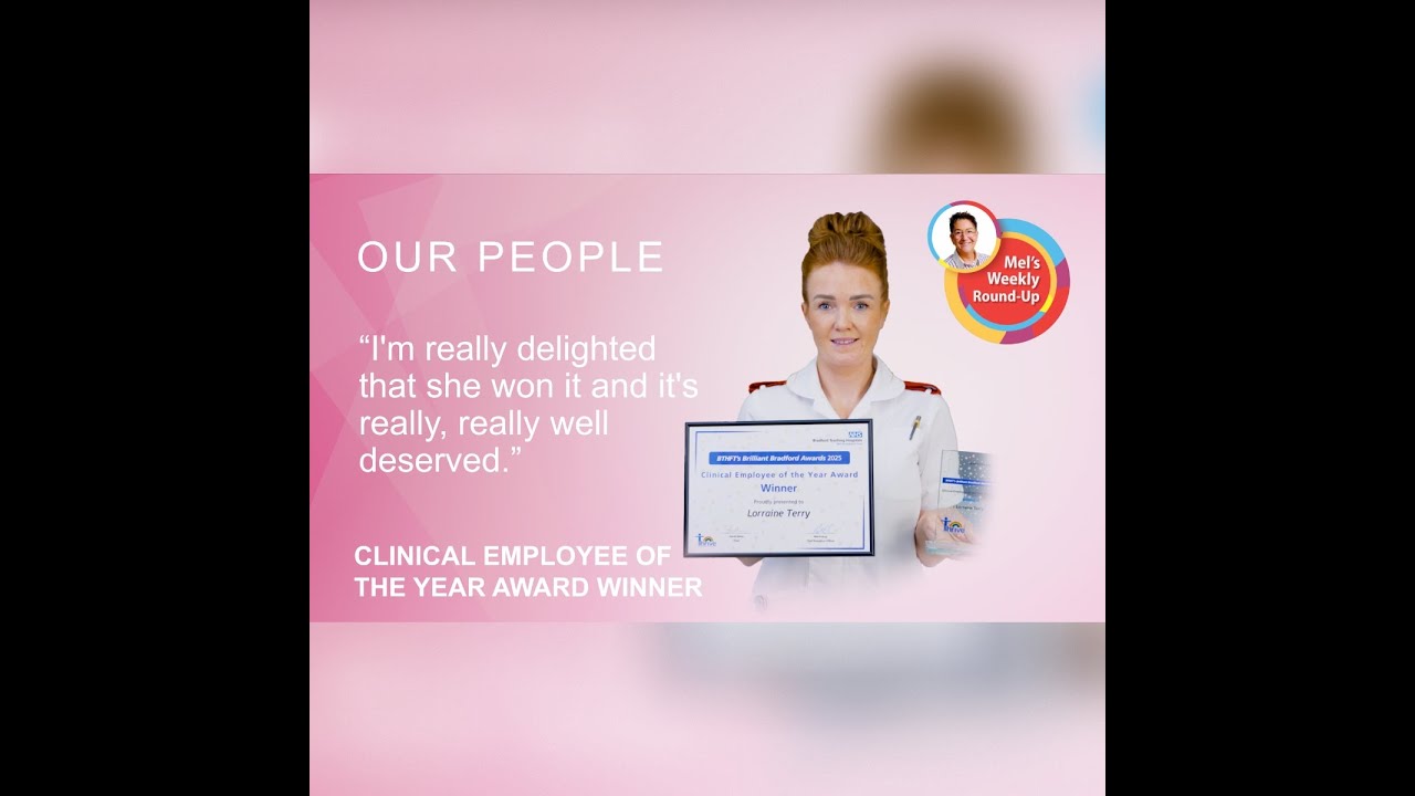Our People - Lorraine - Clinical Employee of The Year Award Winner