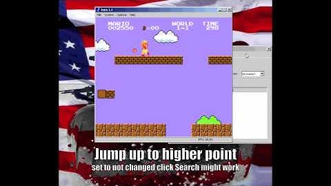 Nes Emulator How to use Cheat Search Never die and fireball all the time