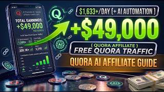 How to Promote Affiliate Links on Quora Using AI - I'm at $49K/mo