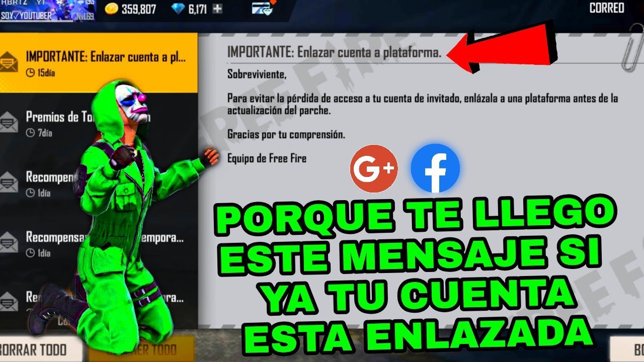 Free Fire: cómo enlazar tu cuenta de invitado a la plataforma en