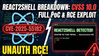 React2Shell Breakdown: CVE-2025-55182 Full PoC & RCE Exploit