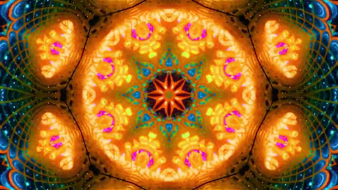 💤 Fall Asleep Faster: Hypnotic Kaleidoscope Patterns for Racing Minds ❊60fps 🧠